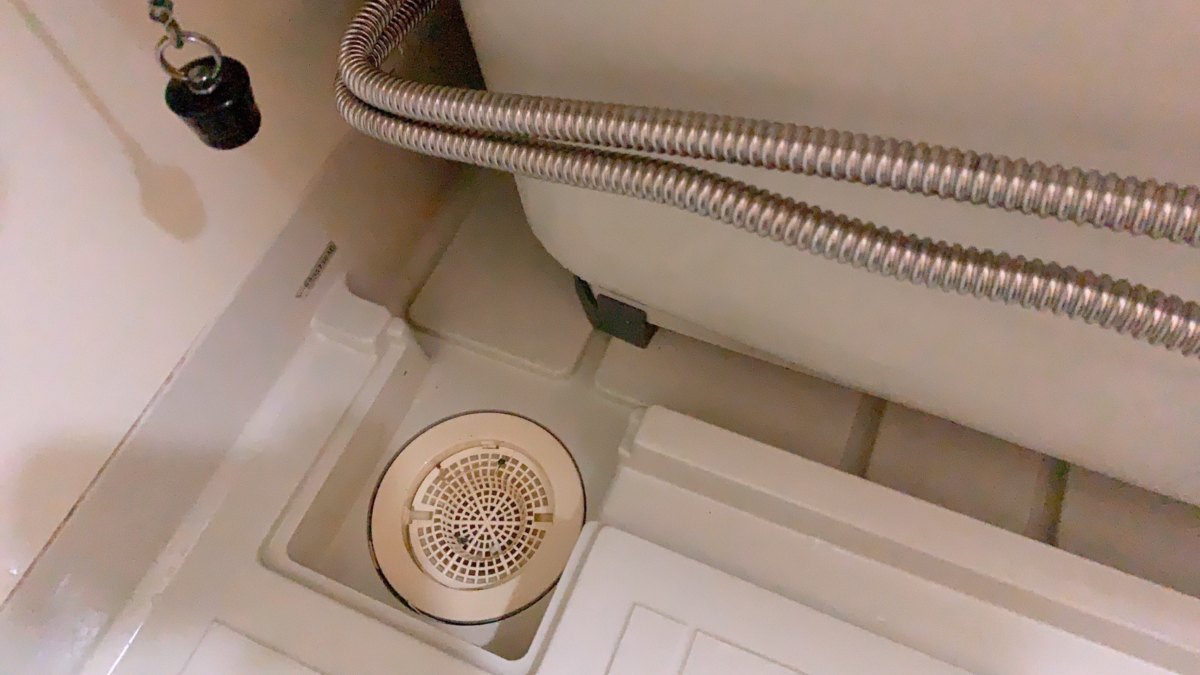 藤沢市で浴室（追い炊き配管）クリーニング実施後