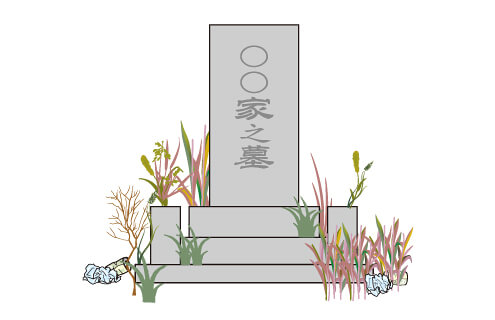 藤沢・茅ヶ崎・平塚市でお墓のお掃除代行はダスキンにおまかせください